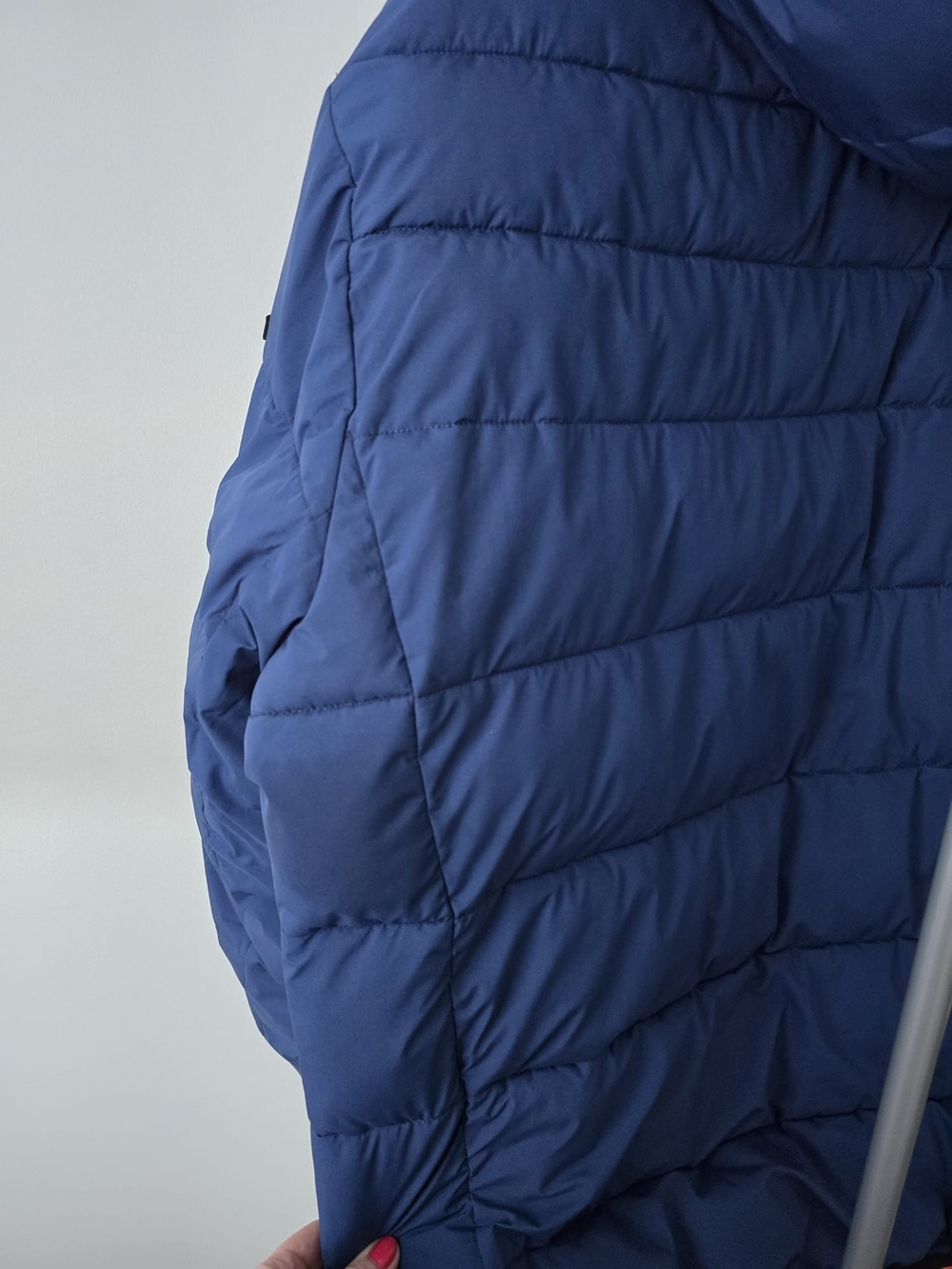 Calvin Klein Men's Blue Hooded Puffer Jacket Sherpa Lined Hood - Picture 7 of 10